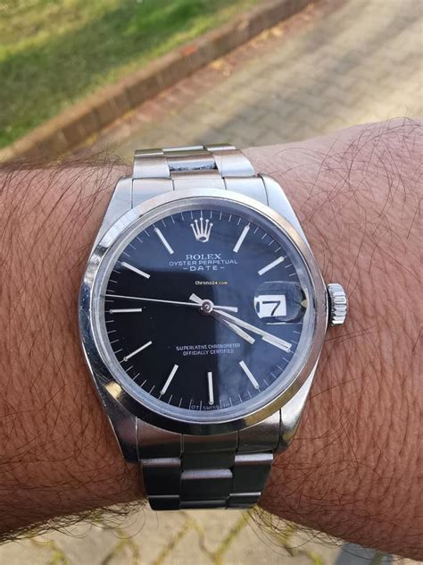 rolex date oyster perpetual black dial